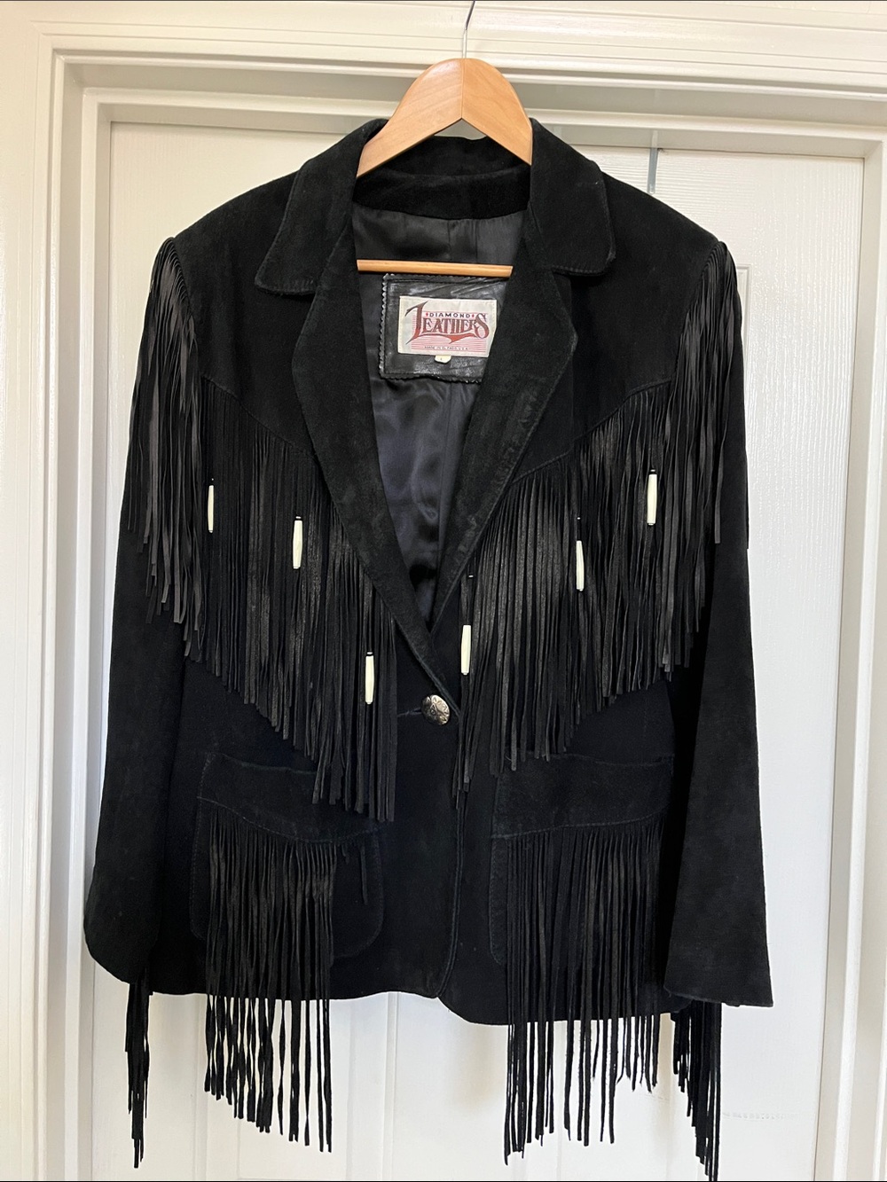 Suede Fringe Jacket